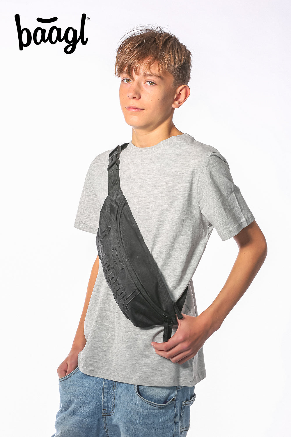 Skate Darkness Schulrucksack-Set 5tlg.: Schulrucksack, Federmäppchen, Turnbeutel, Bauchtasche, Laptophülle
