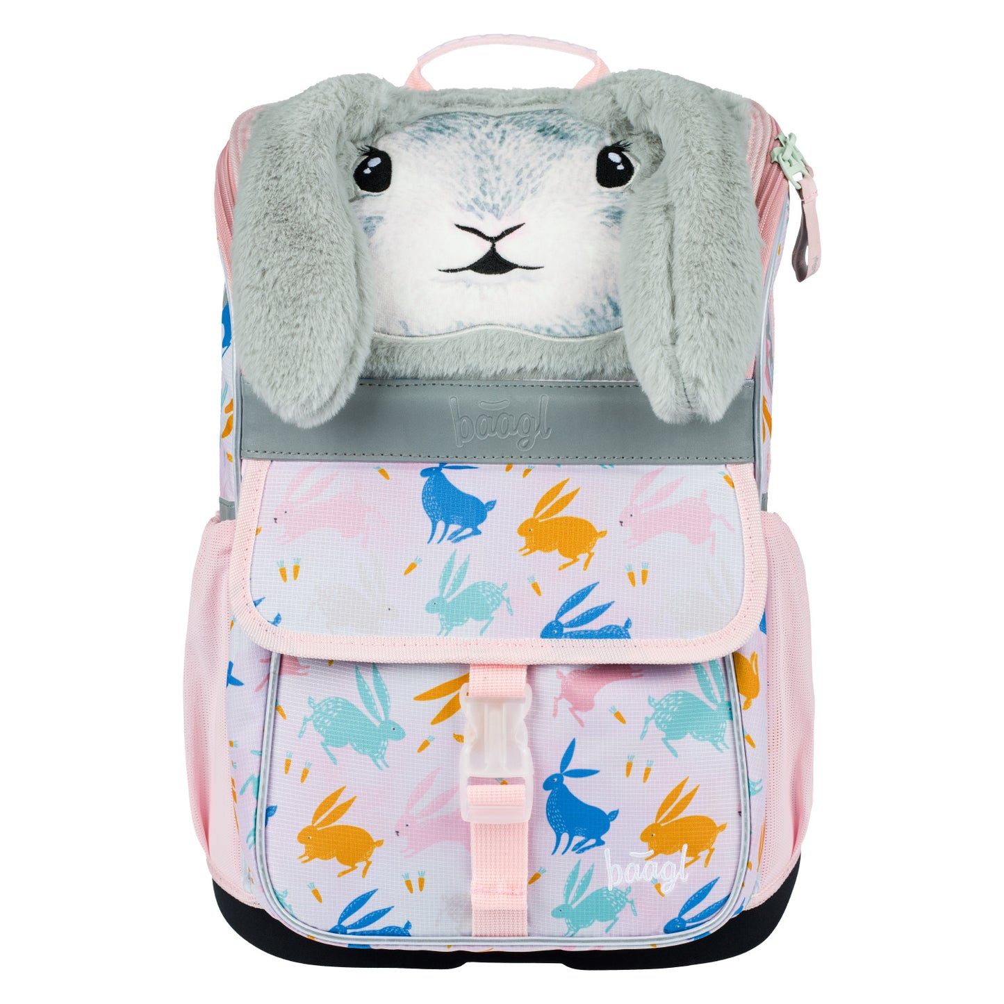 Zippy Hase Schulranzen-Set 5tlg.: Schulranzen, Federmäppchen, Turnbeutel, Schürze, Brustbeutel