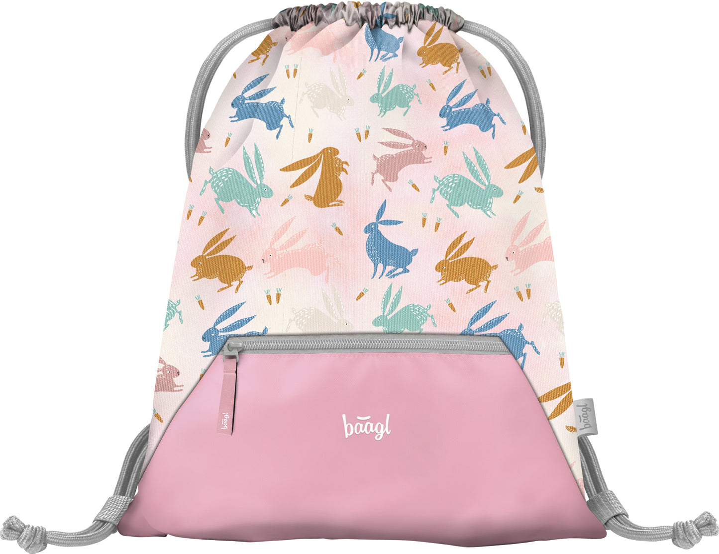Zippy Hase Schulranzen-Set 5tlg.: Schulranzen, Federmäppchen, Turnbeutel, Schürze, Brustbeutel