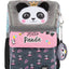 Zippy Panda Schulranzen-Set 5tlg.: Schulranzen, Federmäppchen, Turnbeutel, Schürze, Brustbeutel