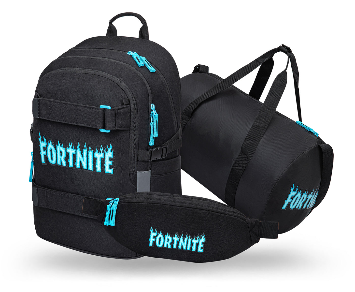 Skate Fortnite Blue Schulrucksack-Set 3tlg