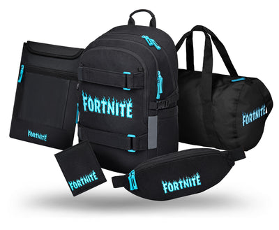 Skate Fortnite Blue Schulrucksack-Set 5tlg