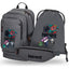 Cubic Fortnite Squad Schulrucksack-Set 3tlg.: Schulrucksack, Federmäppchen, Turnbeutel