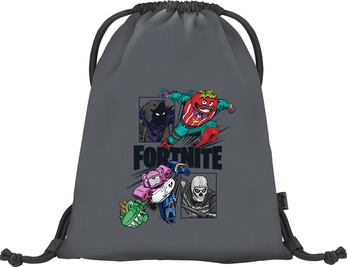 Cubic Fortnite Squad Schulrucksack-Set 5tlg.: Schulrucksack, Federmäppchen, Turnbeutel, Sporttasche, Bauchtasche