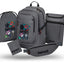 Cubic Fortnite Squad Schulrucksack-Set 5tlg.: Schulrucksack, Federmäppchen, Turnbeutel, Sporttasche, Bauchtasche
