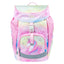 Airy Rainbow Unicorn Schulrucksack-Set 5tlg: Schulrucksack, Federmäppchen, Turnbeutel, Schürze, Brustbeutel