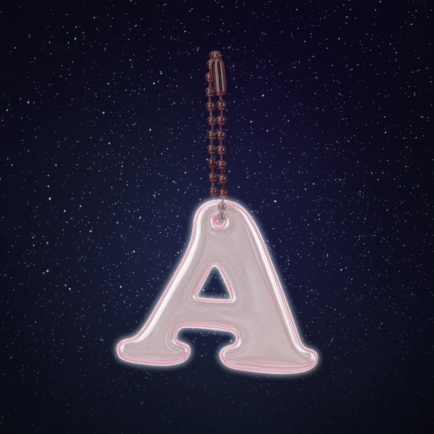 Reflektierender Anhänger Buchstabe A