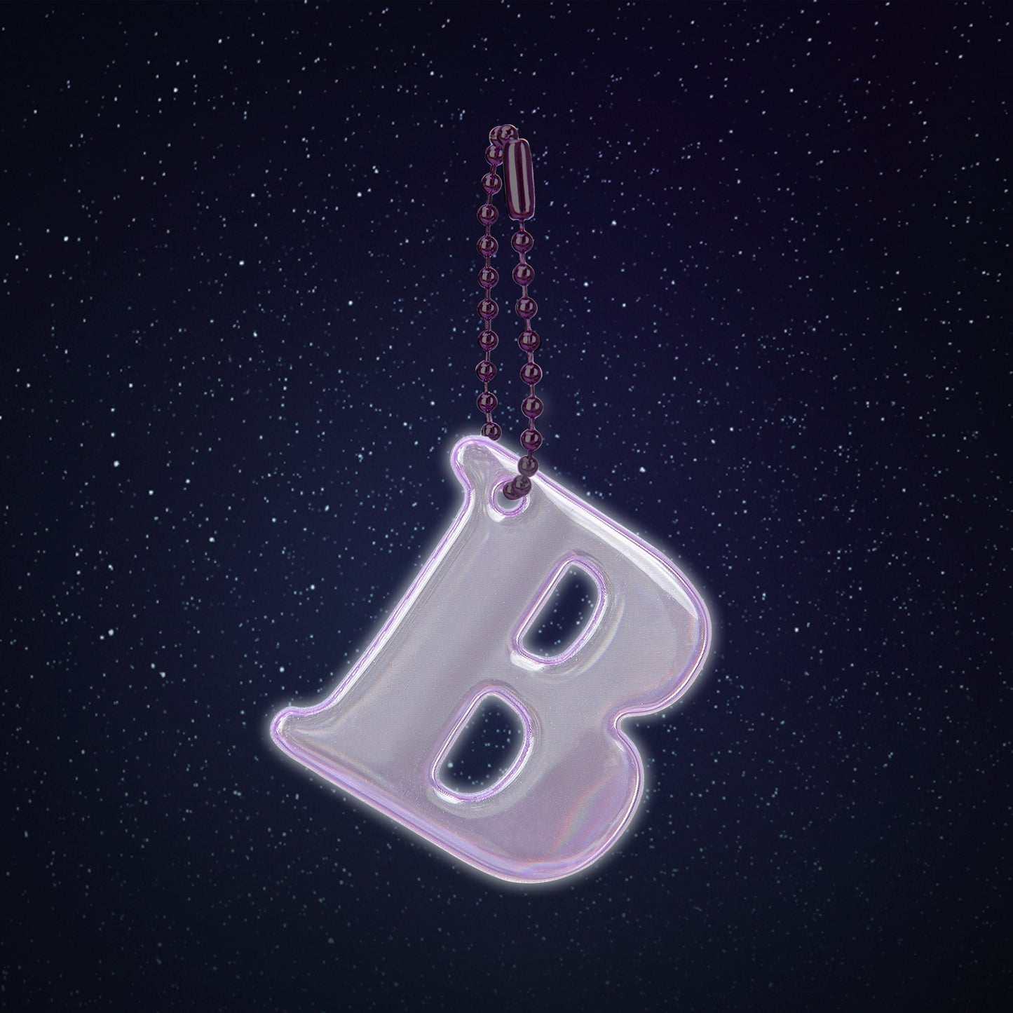 Reflektierender Anhänger Buchstabe B