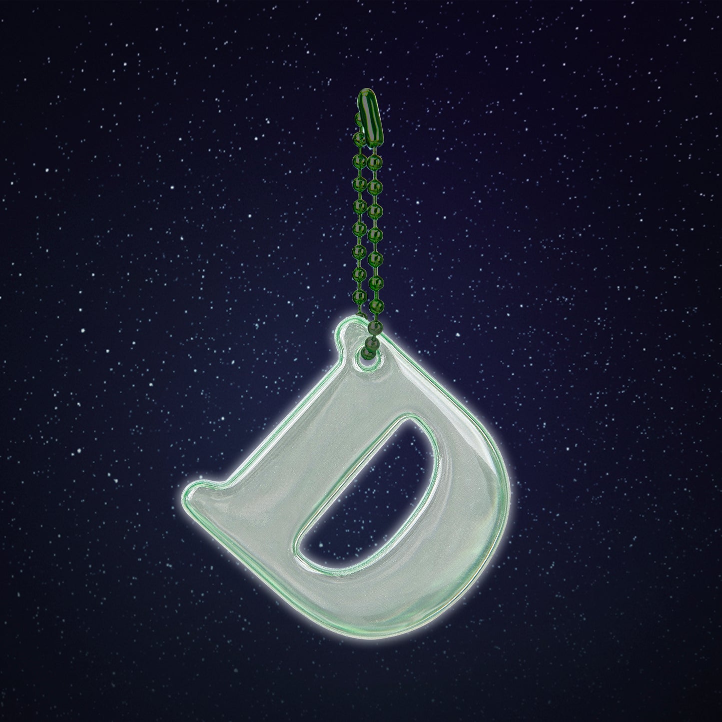 Reflektierender Anhänger Buchstabe D