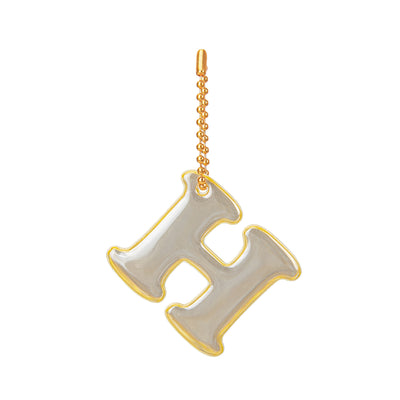 Reflektierender Anhänger Buchstabe H