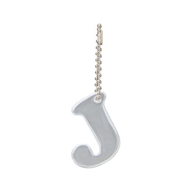 Reflektierender Anhänger Buchstabe J