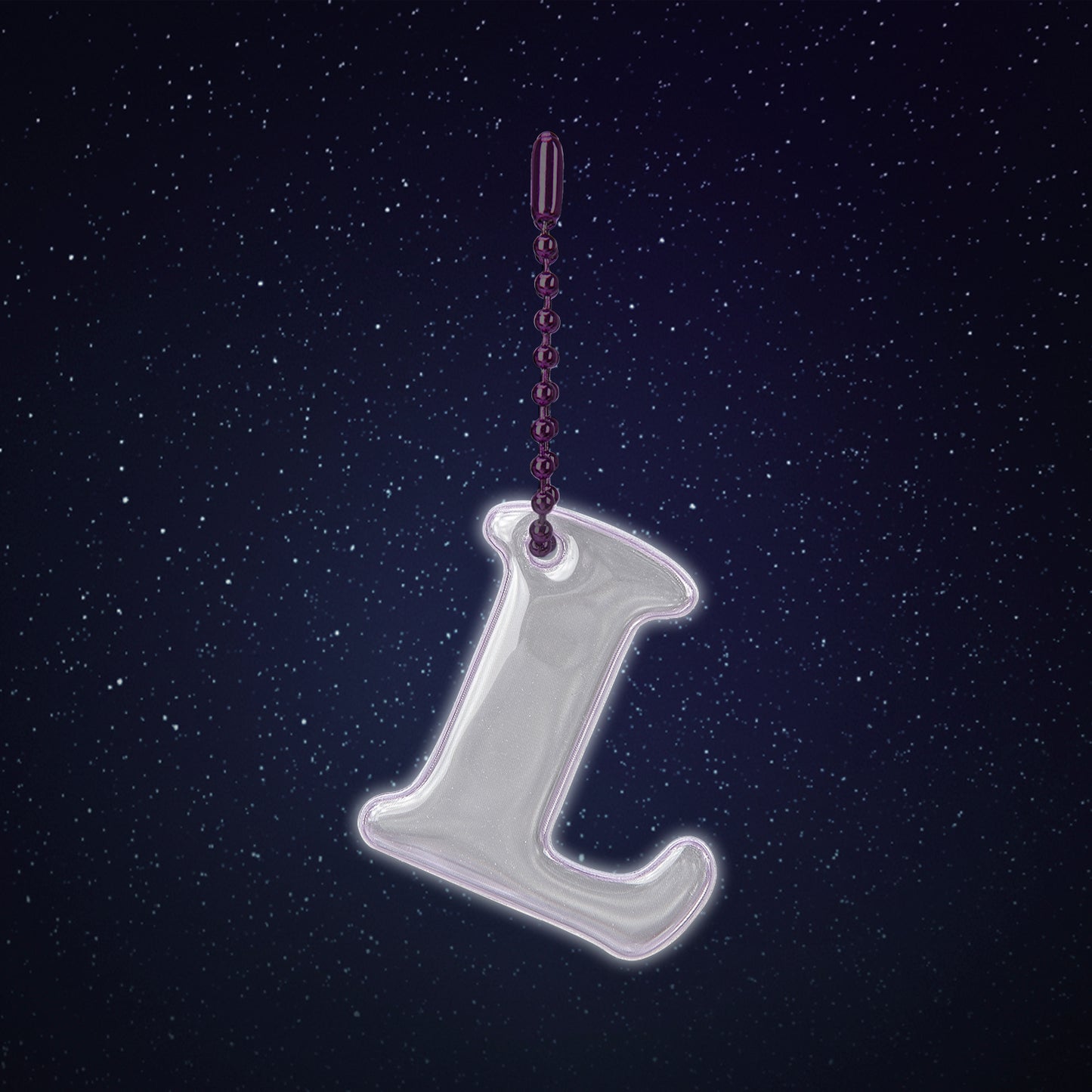 Reflektierender Anhänger Buchstabe L