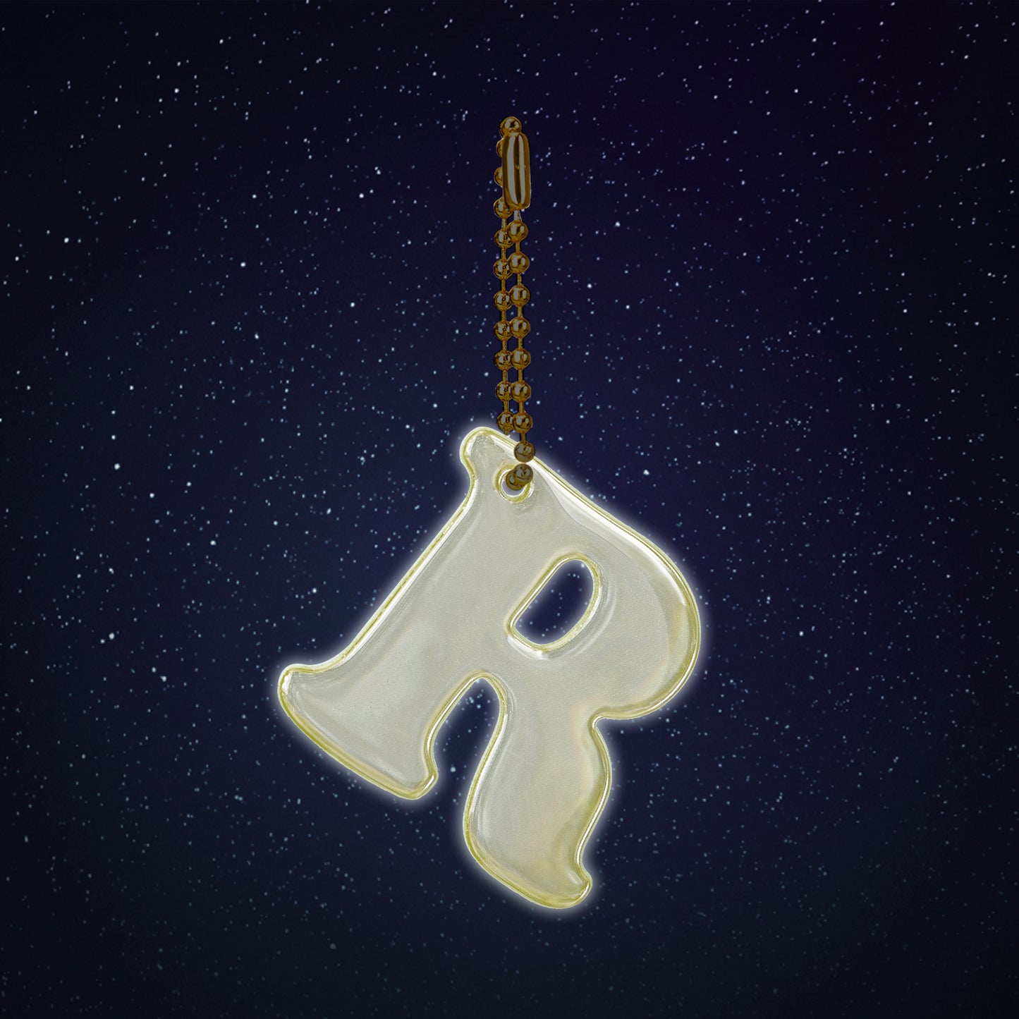 Reflektierender Anhänger Buchstabe R