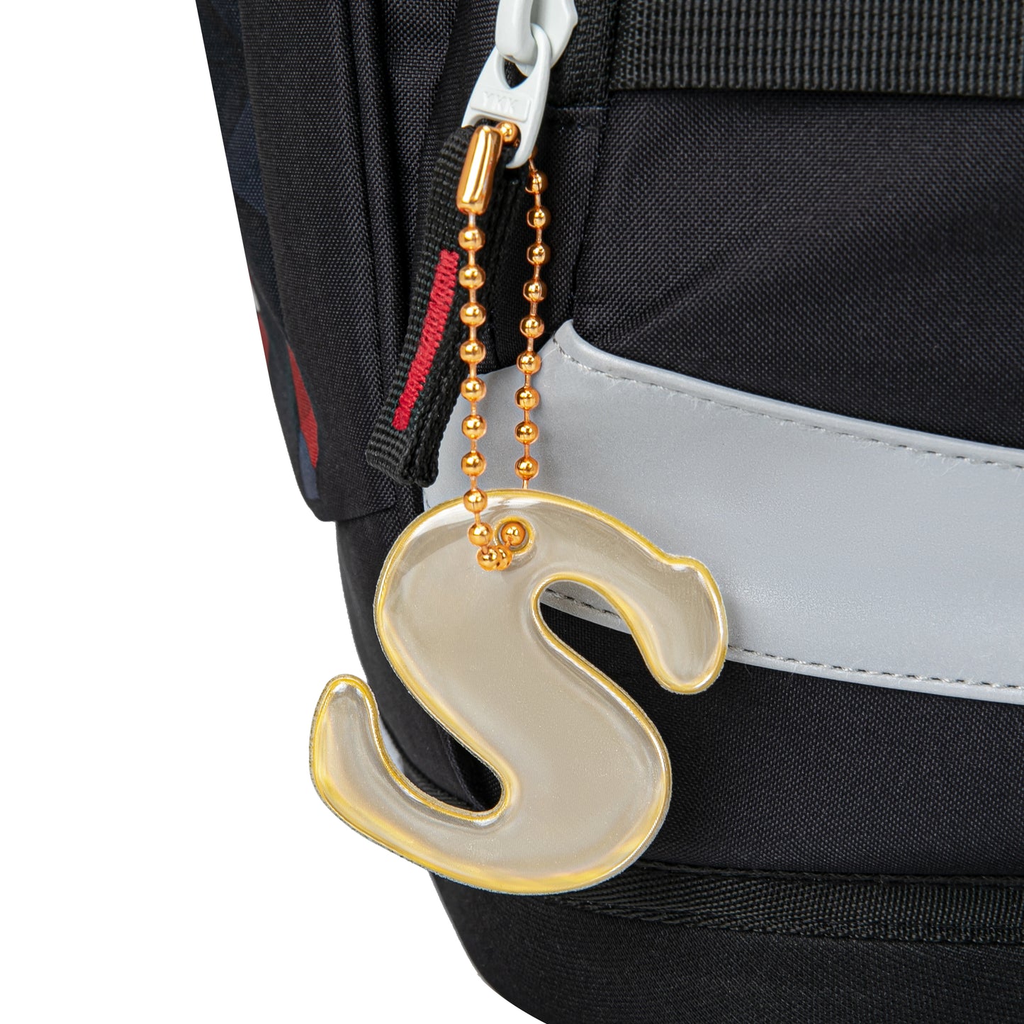 Reflektierender Anhänger Buchstabe S
