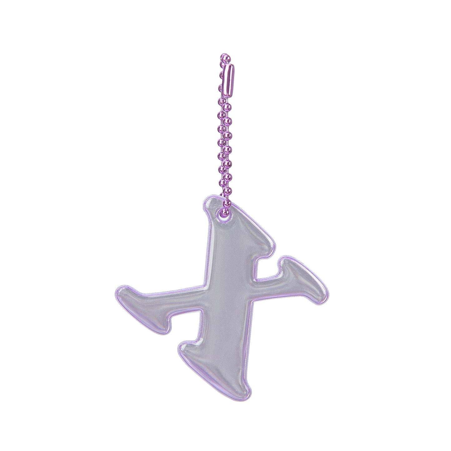 Reflektierender Anhänger Buchstabe X