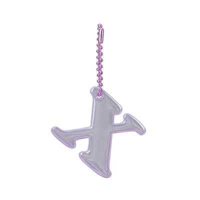 Reflektierender Anhänger Buchstabe X