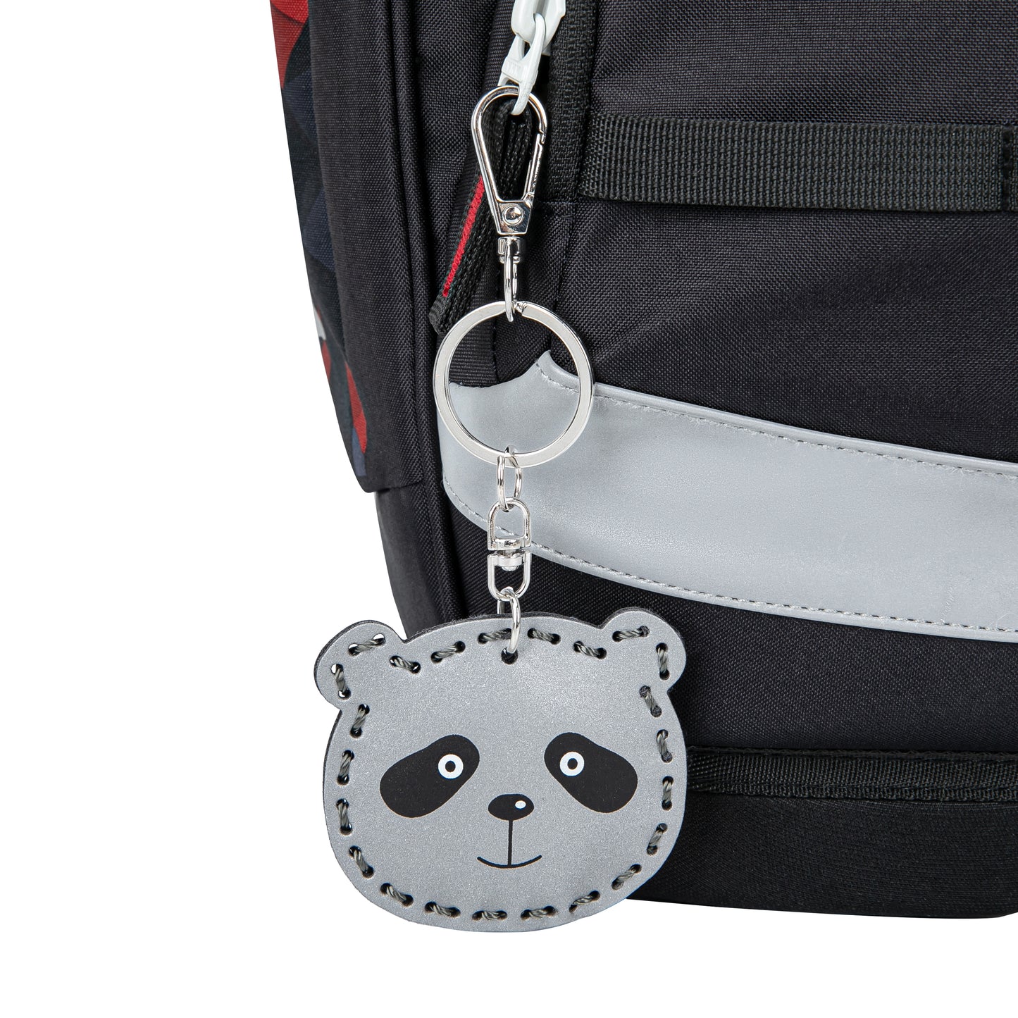 Reflektierender Anhänger Panda