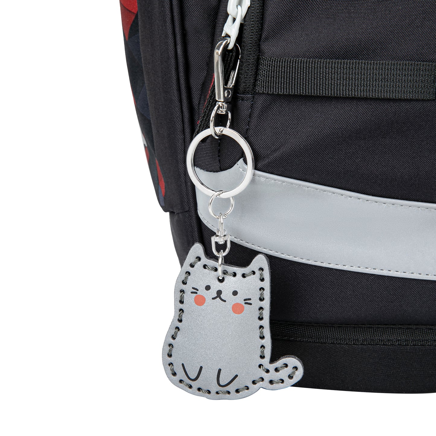 Reflektierender Anhänger Katze