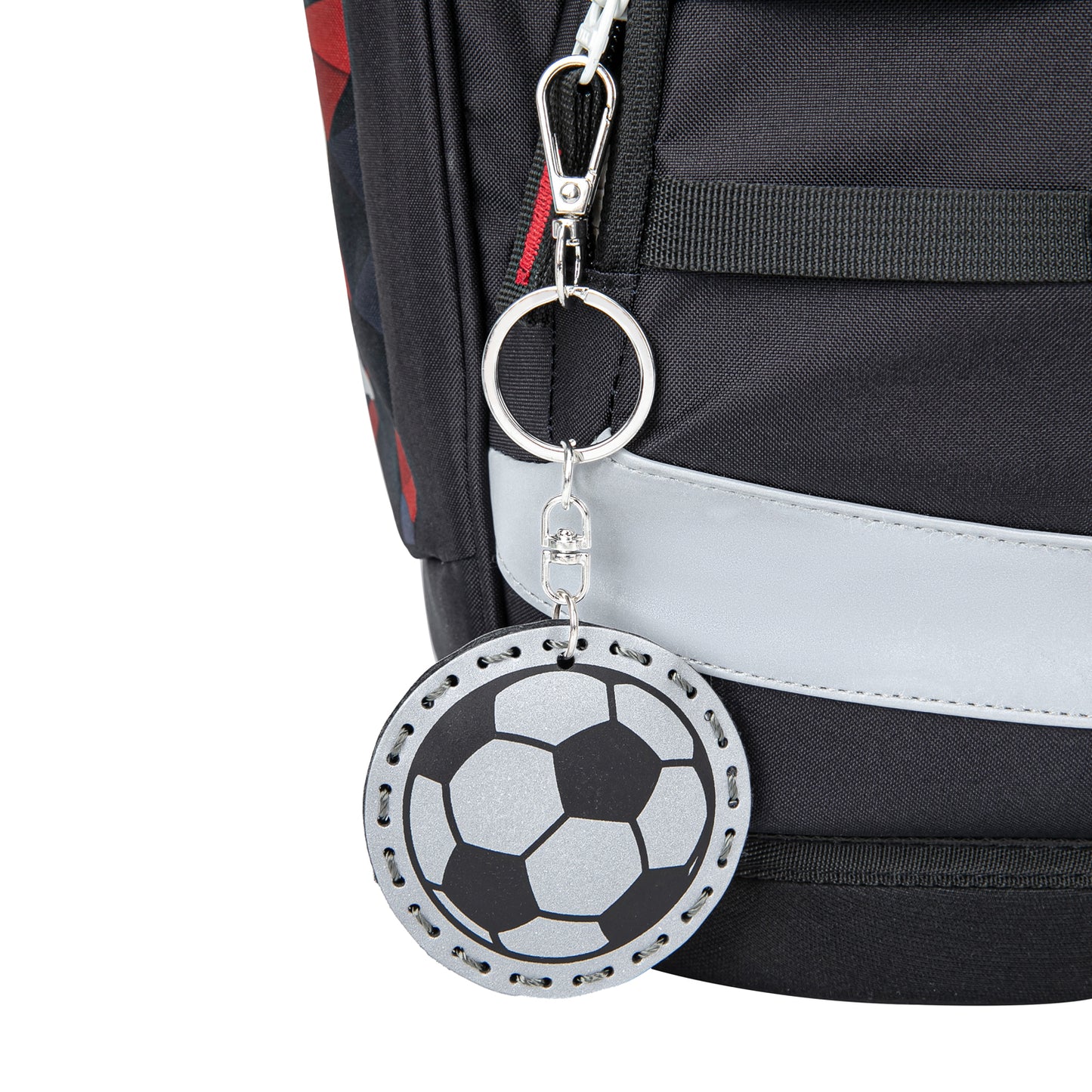 Reflektierender Anhänger Fußball