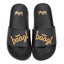 Pantoffeln Logo Gold Größe 36