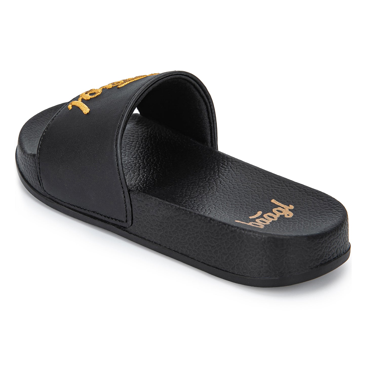 Pantoffeln Logo Gold Größe 38