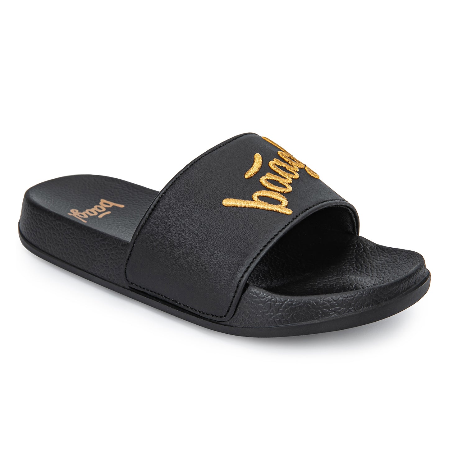 Pantoffeln Logo Gold Größe 40