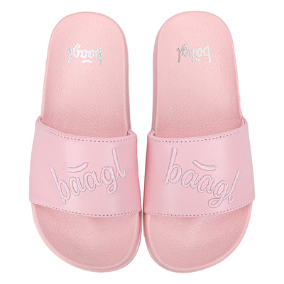 Pantoffeln Logo Pink Größe 28
