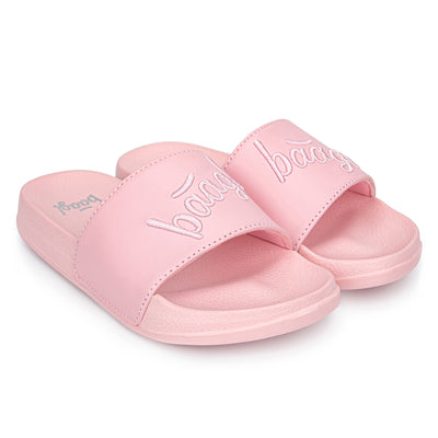 Pantoffeln Logo Pink Größe 28