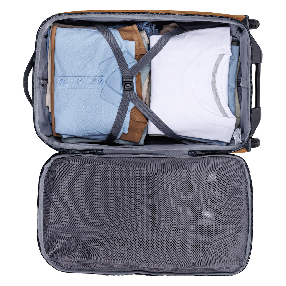 Reisetasche auf Rollen Kairo Wheels Caramel TX