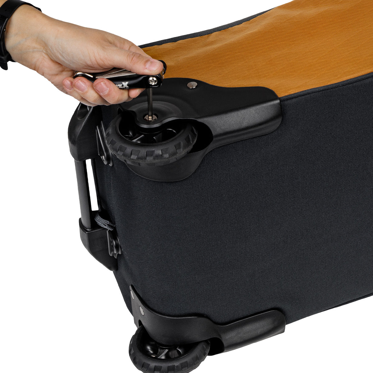 Reisetasche auf Rollen Kairo Wheels Caramel TX
