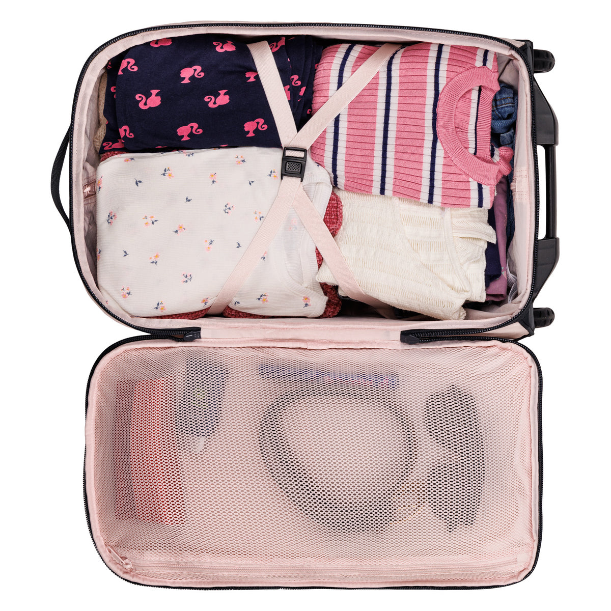Reisetasche auf Rollen Kairo Wheels Pink TX