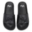 Pantoffeln Logo Black Größe 29