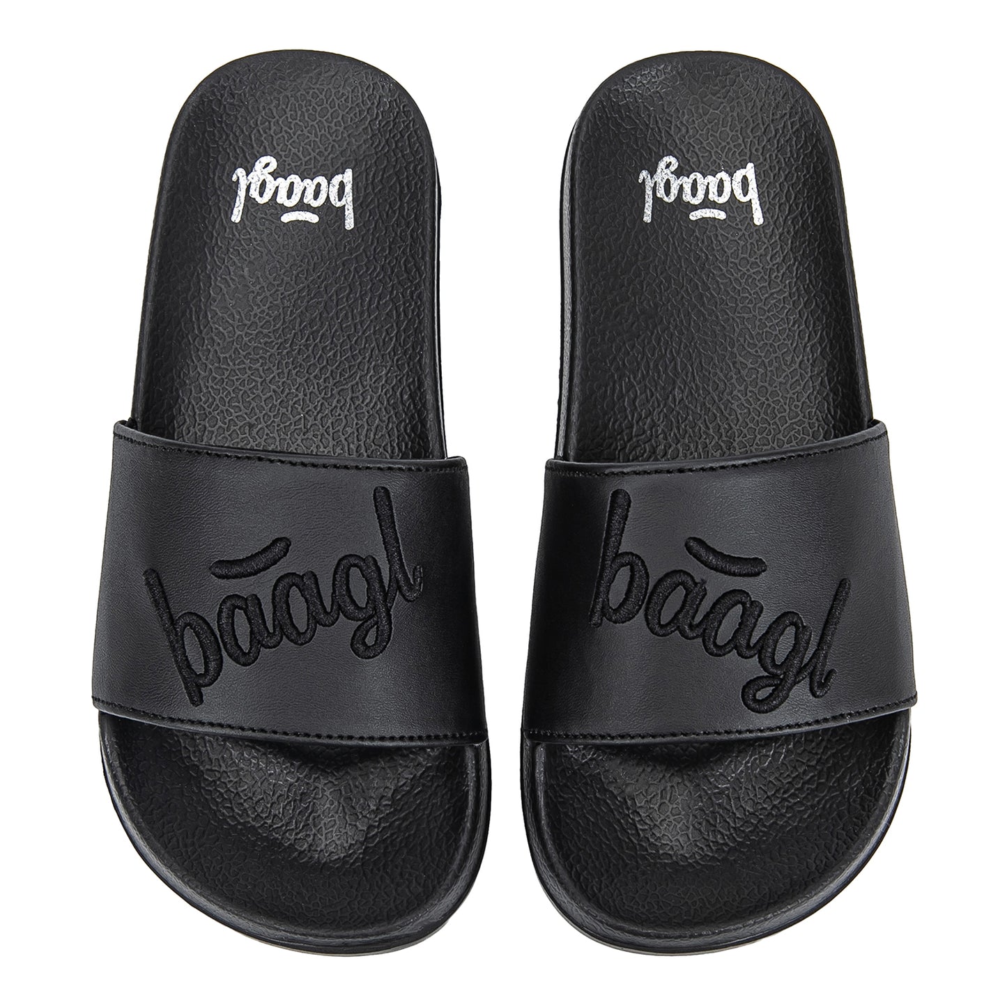 Pantoffeln Logo Black Größe 31