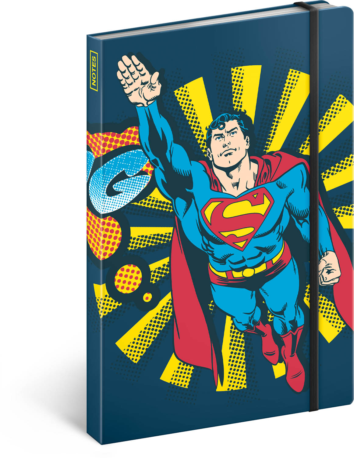 Notizbuch Superman - Bang, liniert, 13 x 21 cm