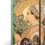 Notizbuch Alfons Mucha - Distel, liniert, 13 x 21 cm