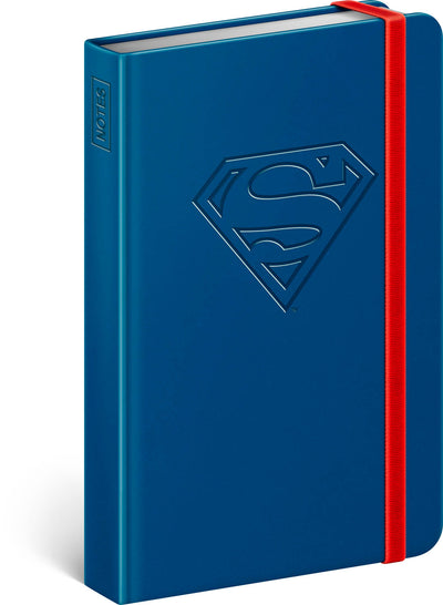 Notizbuch Superman - Logo, liniert, 11 x 16 cm