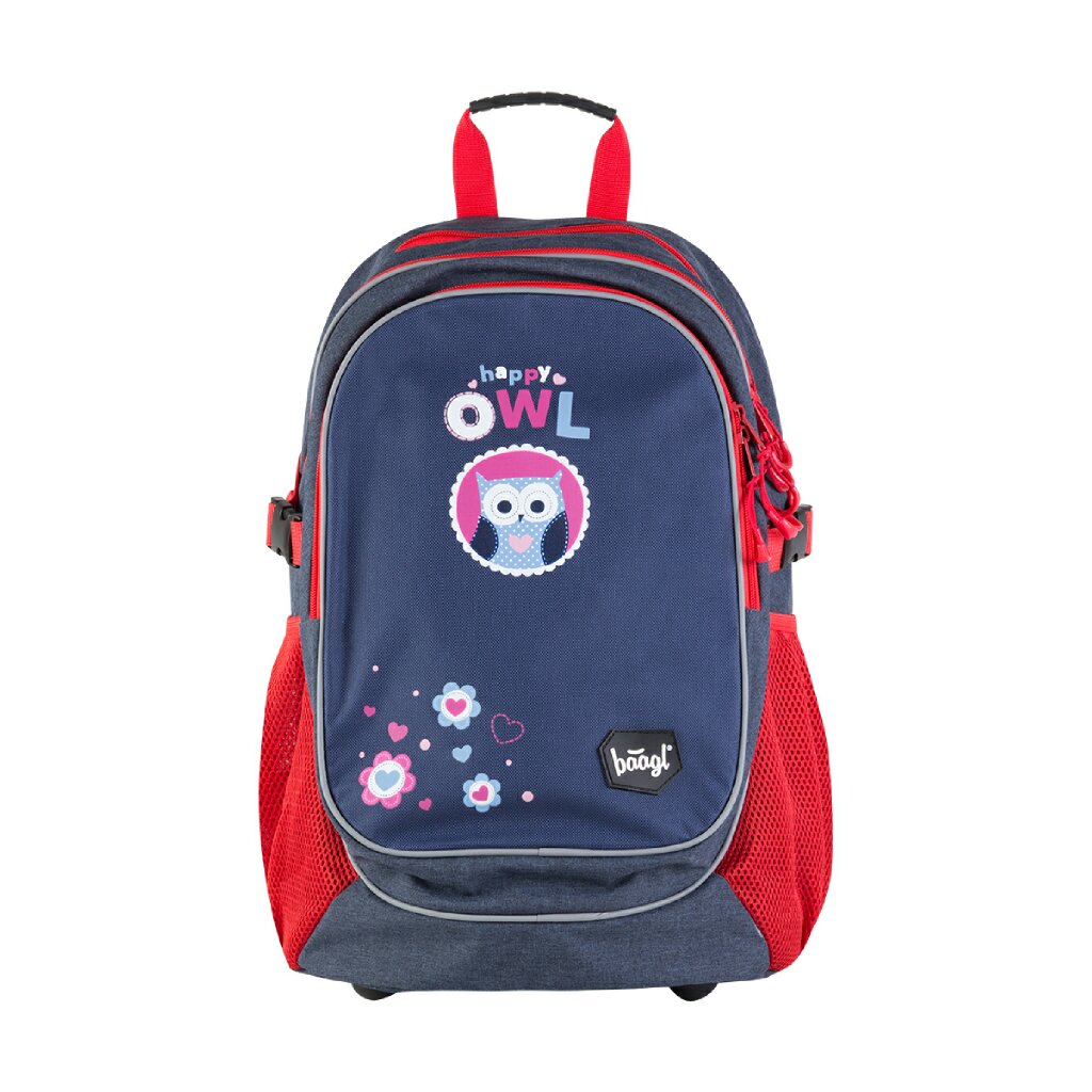 Schulrucksack Eulen
