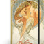 Notizbuch Alfons Mucha - Poesie, liniert, 13 x 21 cm