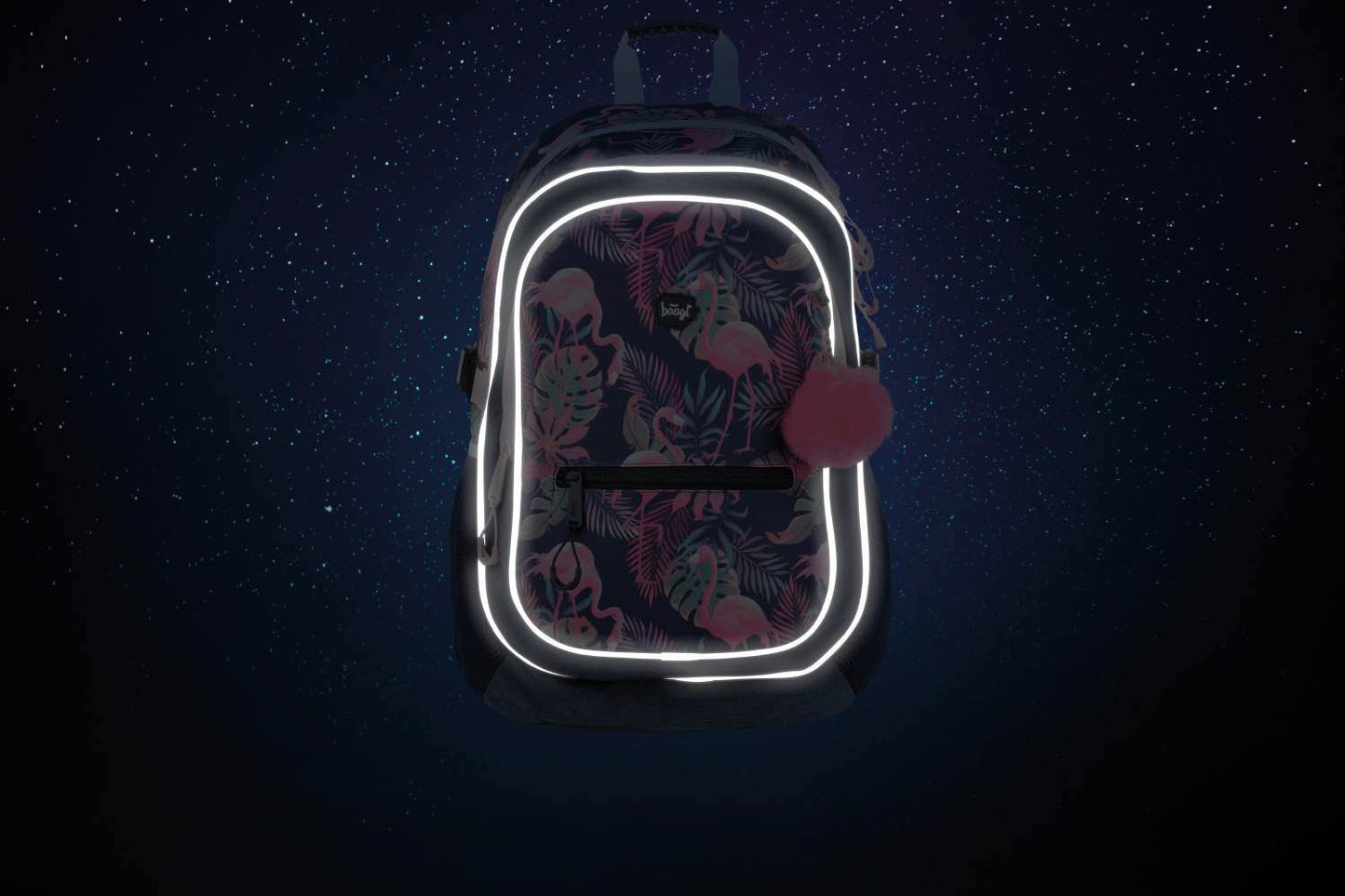 Schulrucksack Core Flamingo