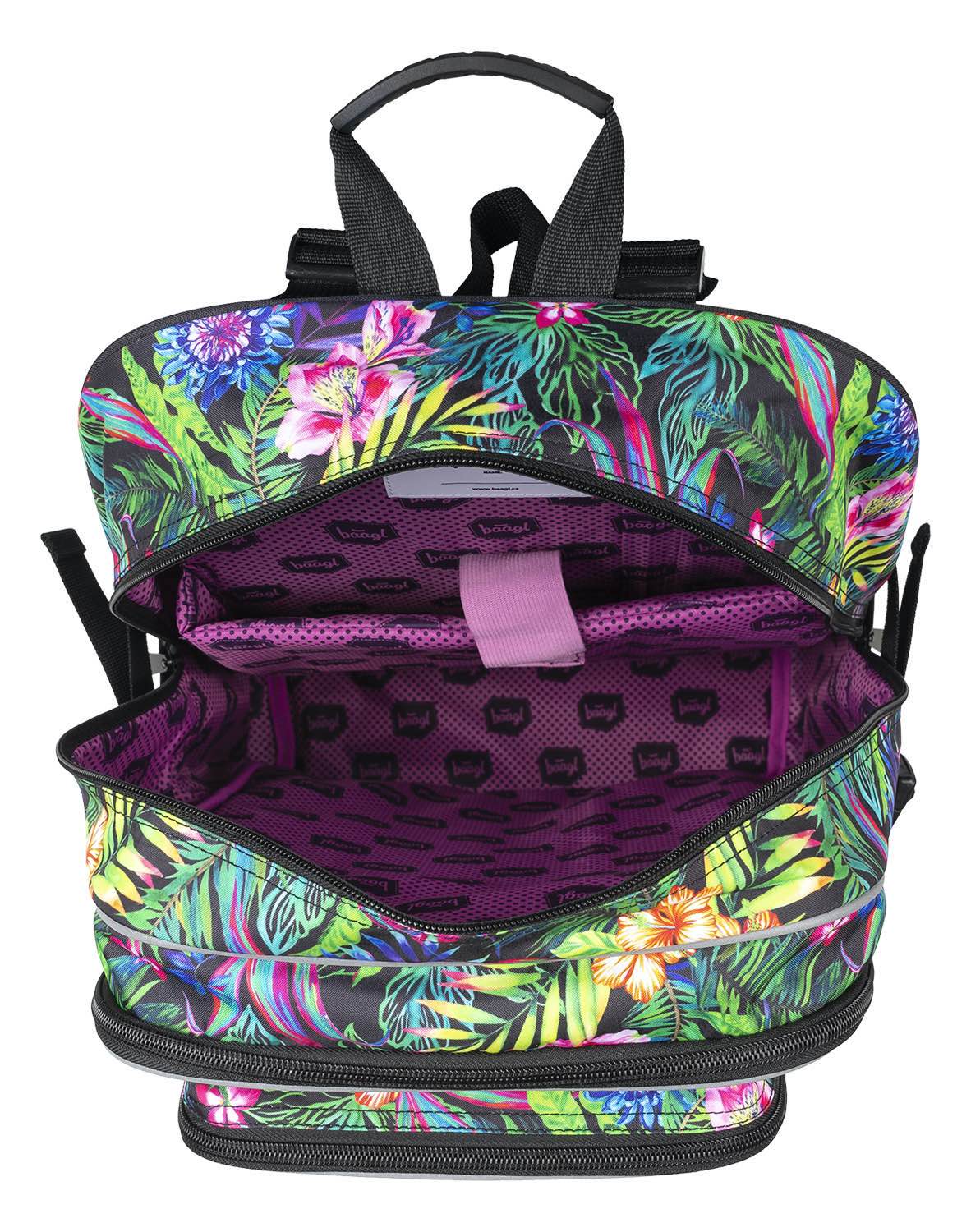 Schulrucksack Cubic Tropical