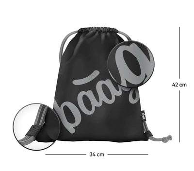 Turnbeutel Skate Black