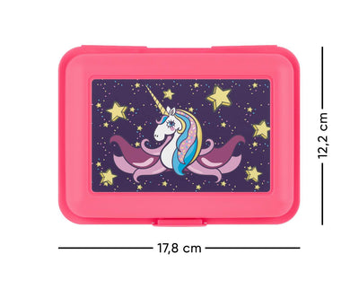 Brotdose Unicorn Rosa