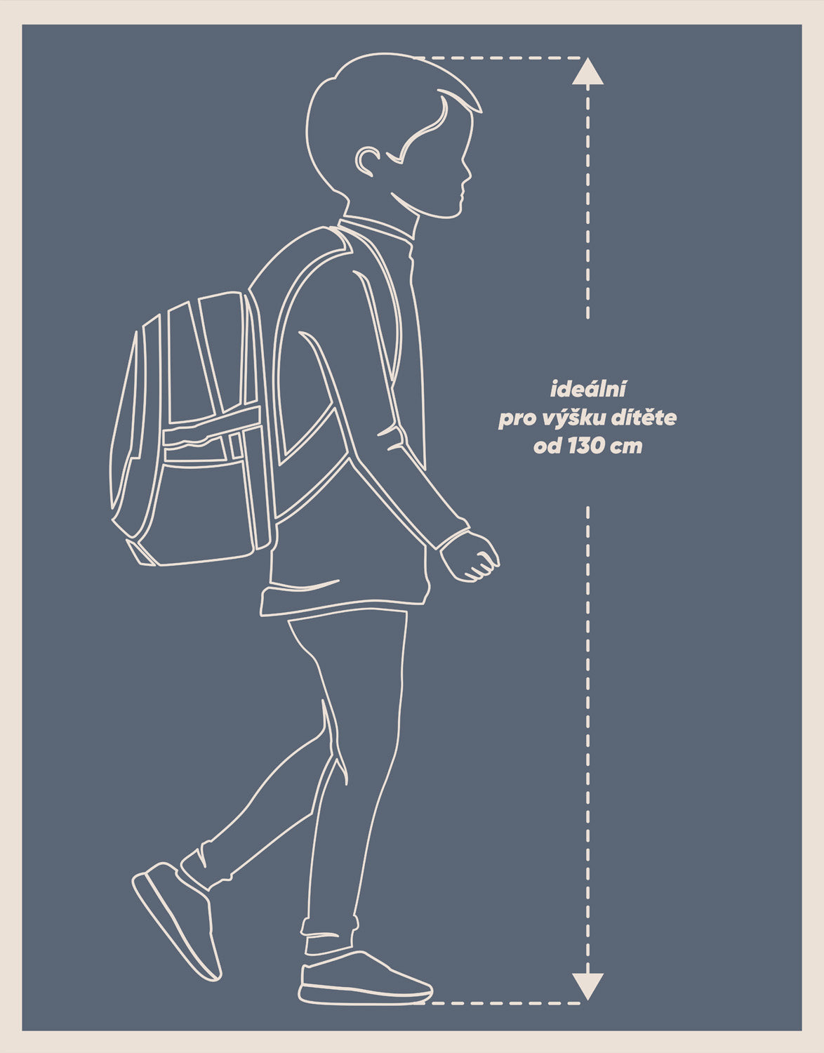 Schulrucksack Logo Black