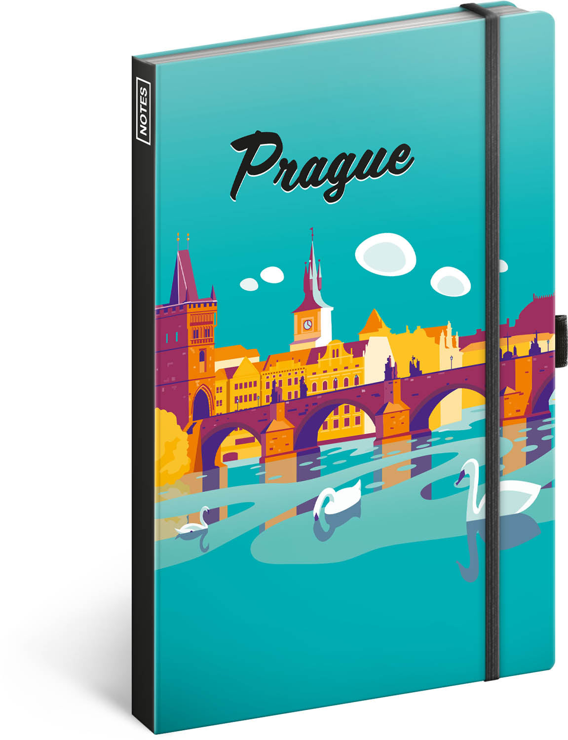 Notizbuch Prag, liniert, 13 x 21 cm