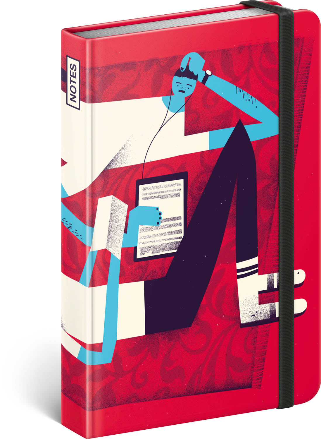 Notizbuch Dominik Miklušák, liniert, 11 x 16 cm