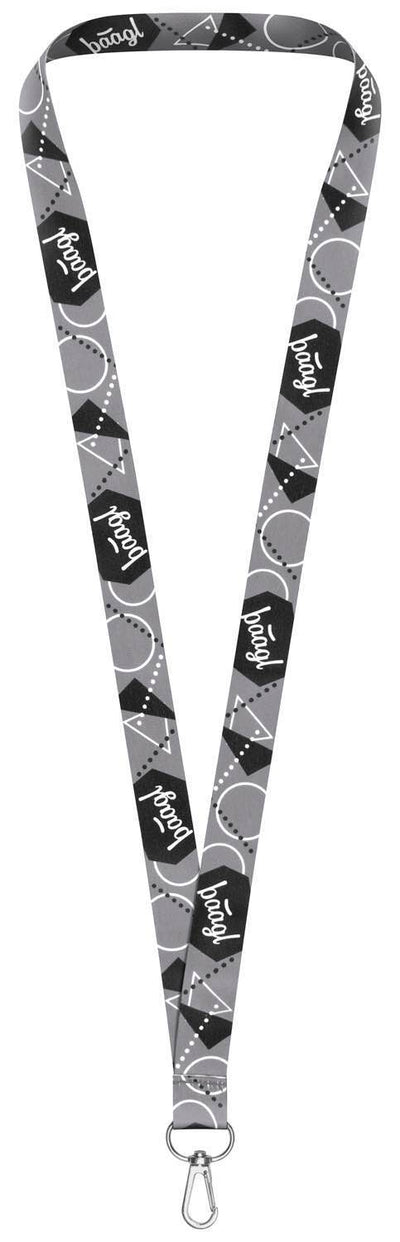 Schlüsselanhänger lang – Lanyard, Grau