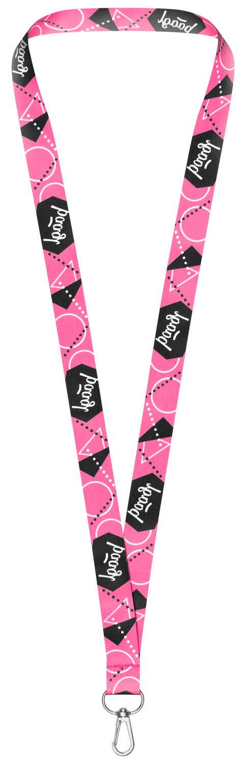 Schlüsselanhänger lang - Lanyard, Rosa