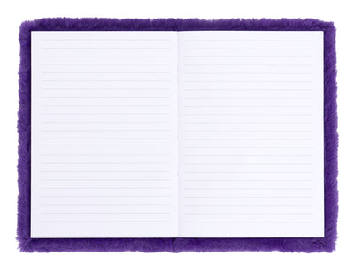 Notizblock Plüsch Schlittschuhe