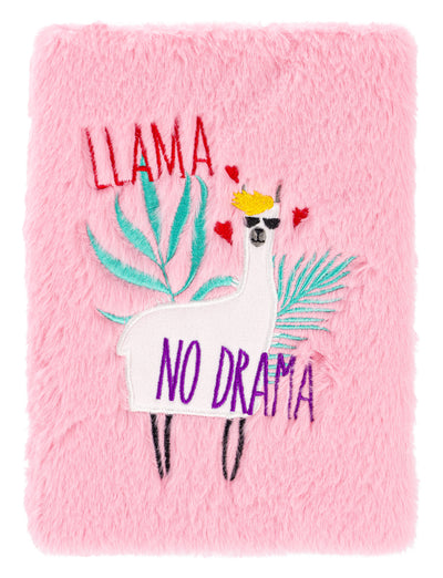 Notizblock Plüsch Llama