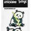 Aufkleber Panda